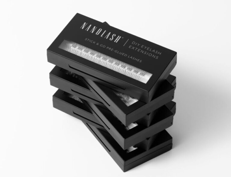 nanolash glued eyelashes