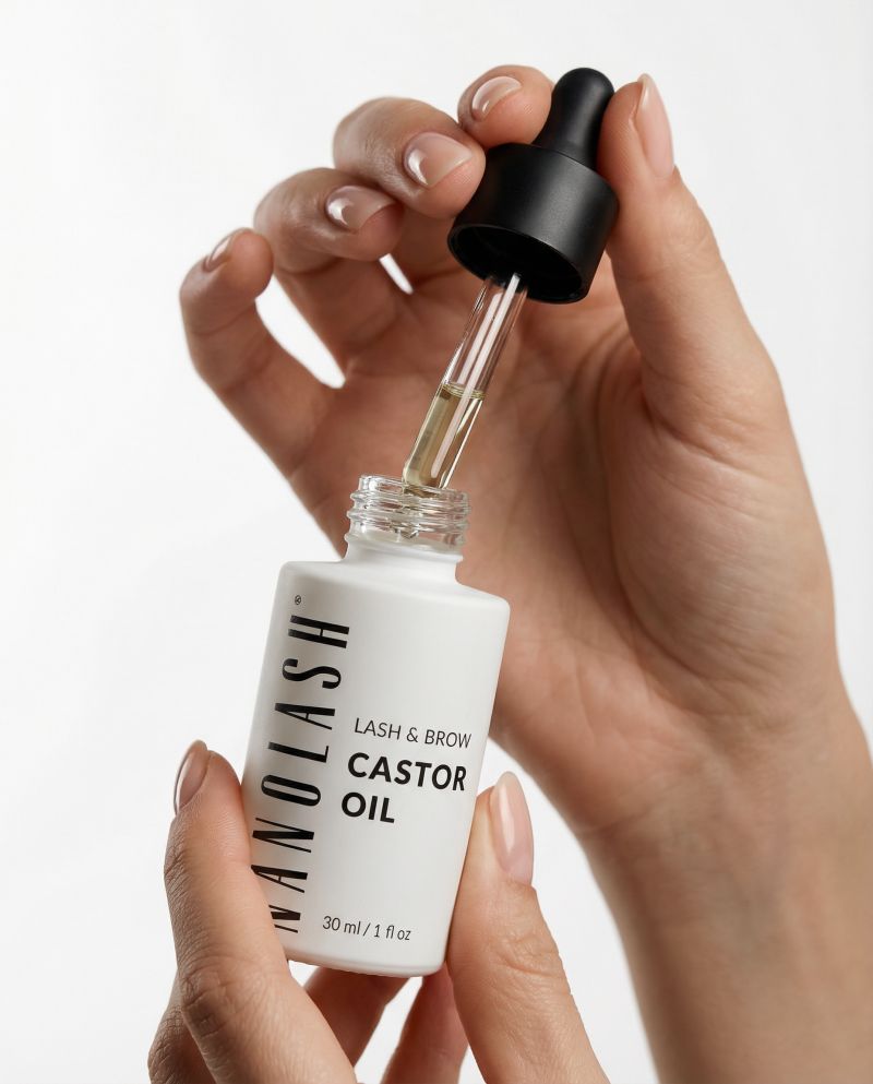 organic cold pressed castor oil nanolash